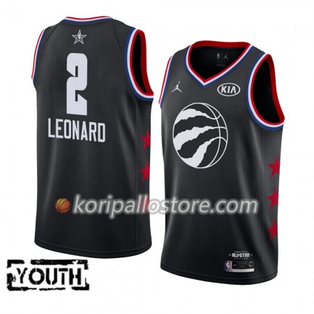 Toronto Raptors Kawhi Leonard 2 2019 All Star Jordan Brand Musta Lasten Pelipaidat Swingman